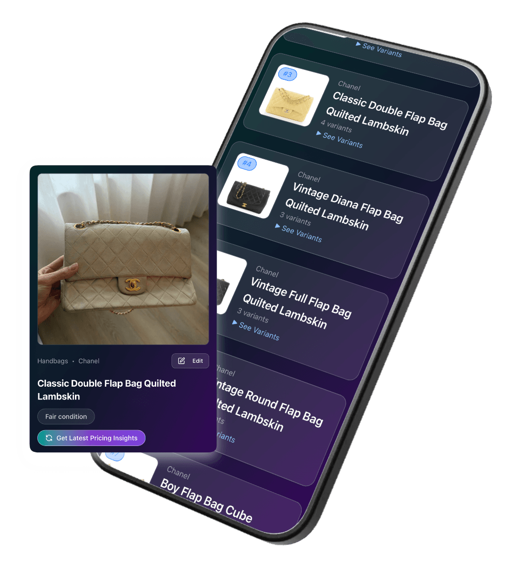 Phone identifying an item from a photo